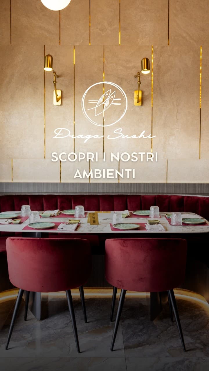 Scopri i nostri spazi eleganti e unici, perfetti per rendere speciali le tue cene e pranzi. 🍣